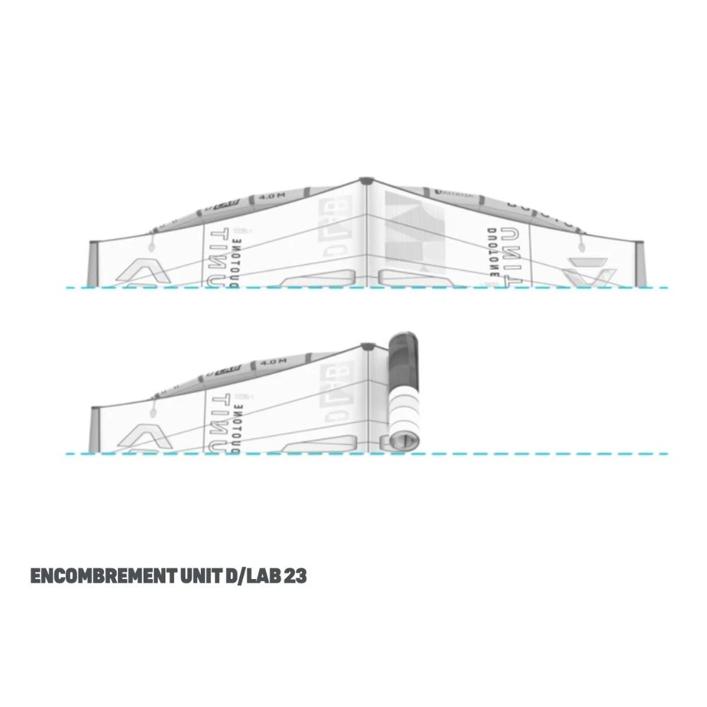 Aile De Wing Duotone Unit D/Lab 2023 White/Stormy Weather 6 Aile De Wing Duotone Unit D/Lab 2023 White/Stormy Weather – Image 6