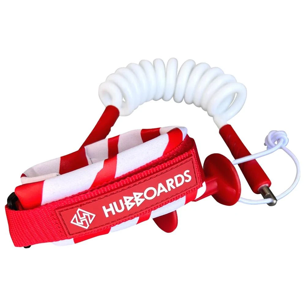 Leash Bodyboard Hubb Hubb Comp Bicep White 1 Leash Bodyboard Hubb Hubb Comp Bicep White