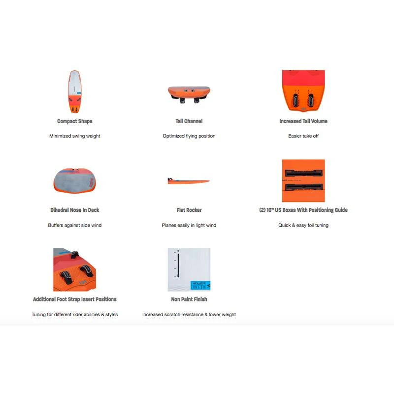 Planche Wind Foil Naish Flotteur Windfoil Hover Foilboard 2020 5 Planche Wind Foil Naish Flotteur Windfoil Hover Foilboard 2020 – Image 5