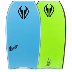 Pack Bodyboard NMD Element PE HD - Aqua / Fluro Green + Leash + Housse